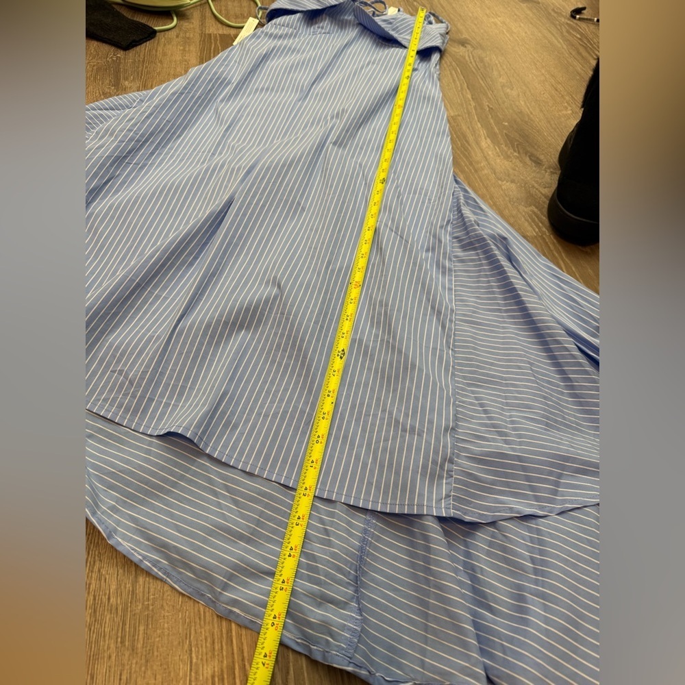 NWT En Saison Lilith Handkerchief-Hem Midi Dress Medium - Picture 10 of 11
